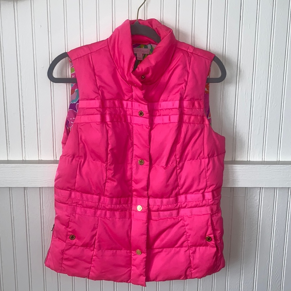 Lily Pulitzer Isabelle vest Flamingo Pink